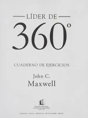Portada de Líder de 360 [grados]